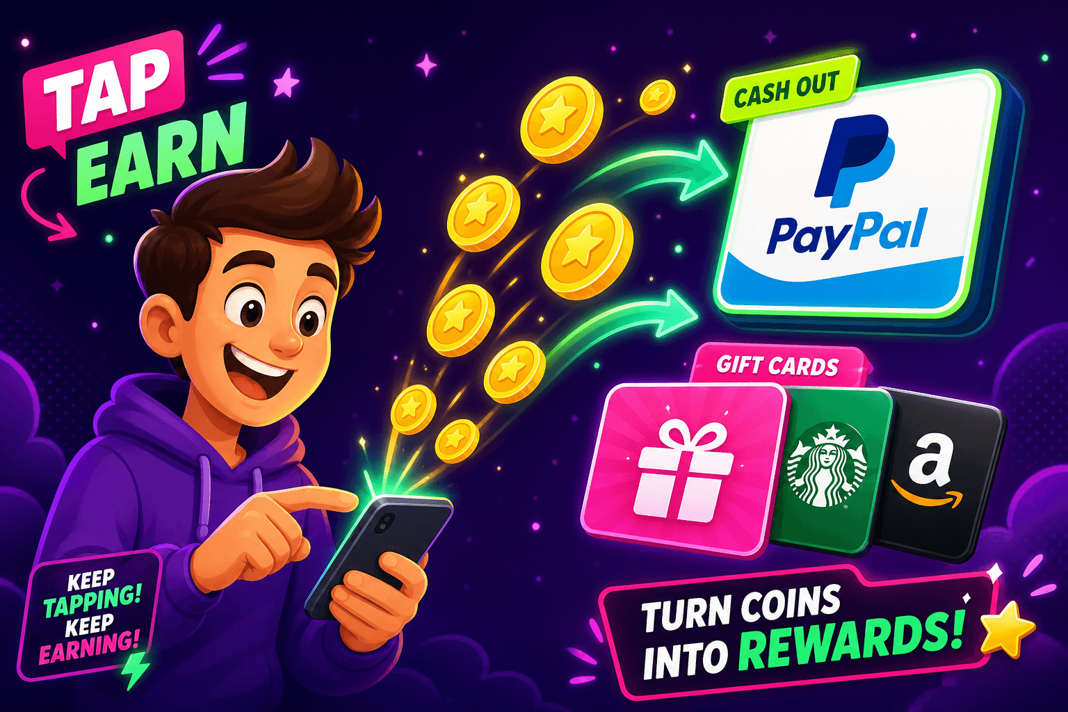 Beginner apps with tiny cashout minimums