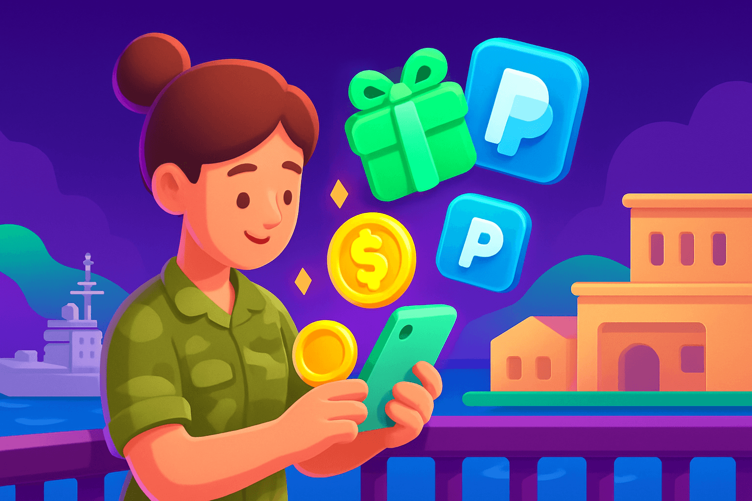 How military spouses overseas can earn cash with rewards apps