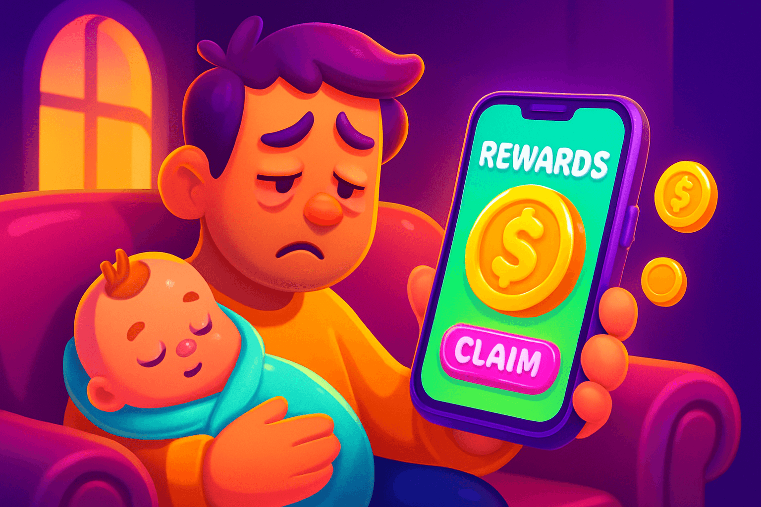 How new parents earn cash during nap time