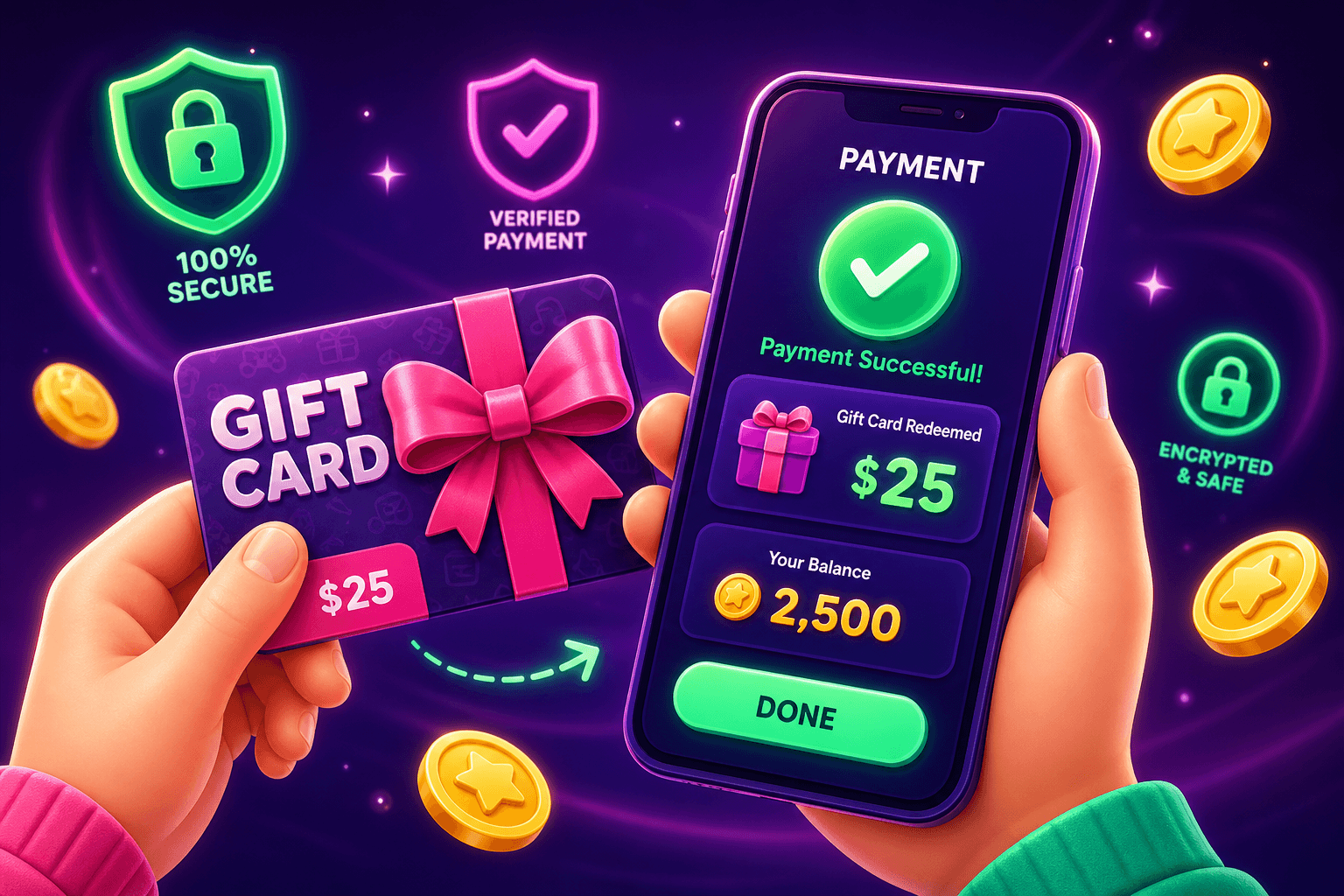 How to convert gift card codes into bankable cash safely