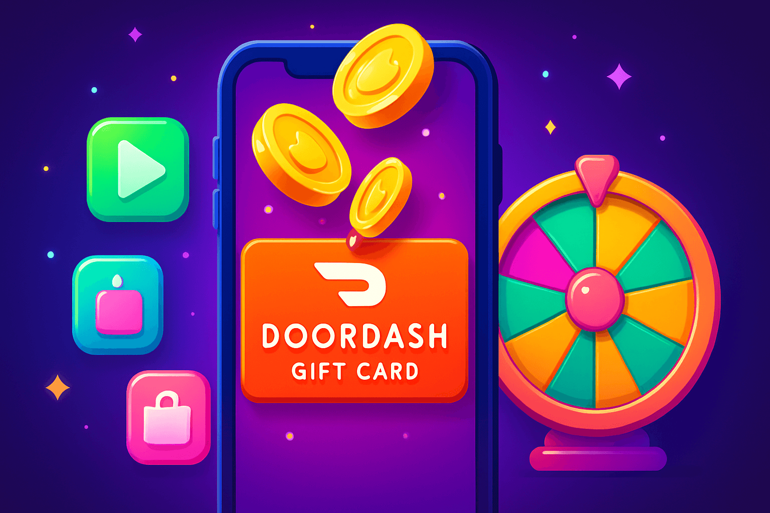 How to get DoorDash gift cards with reward apps