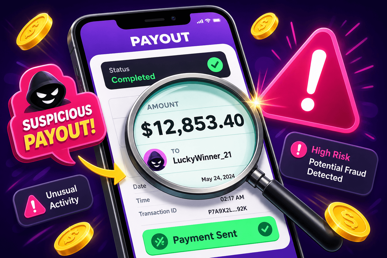 Quick checklist to spot fake payout screenshots