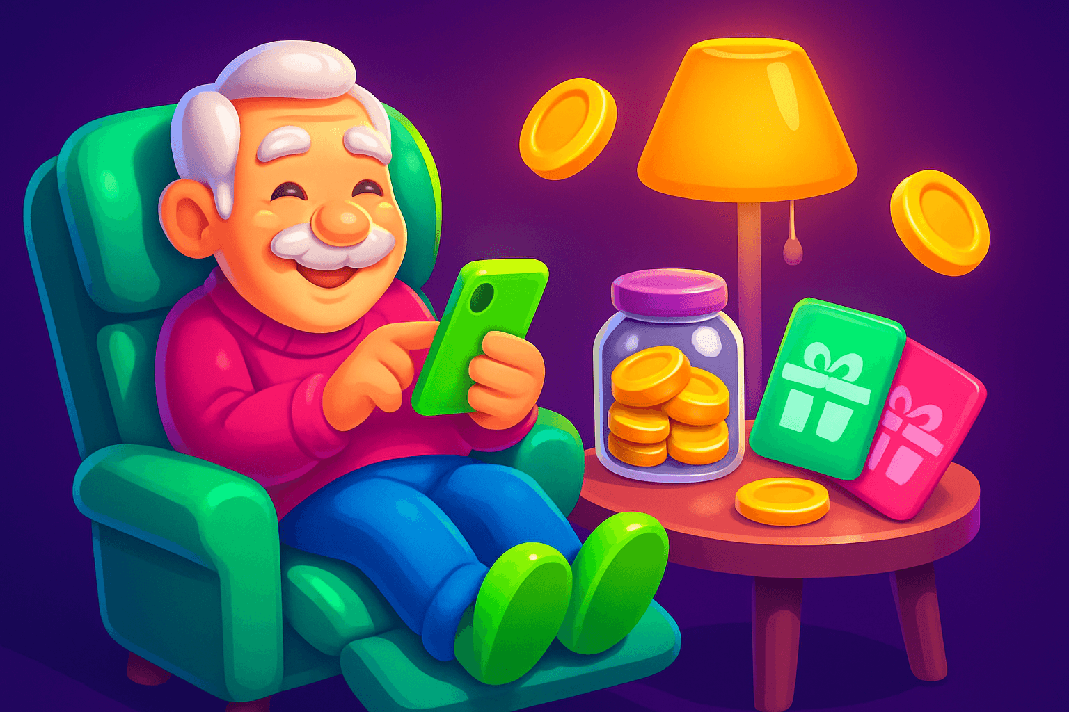 Rewards apps for retirees: earn from your recliner