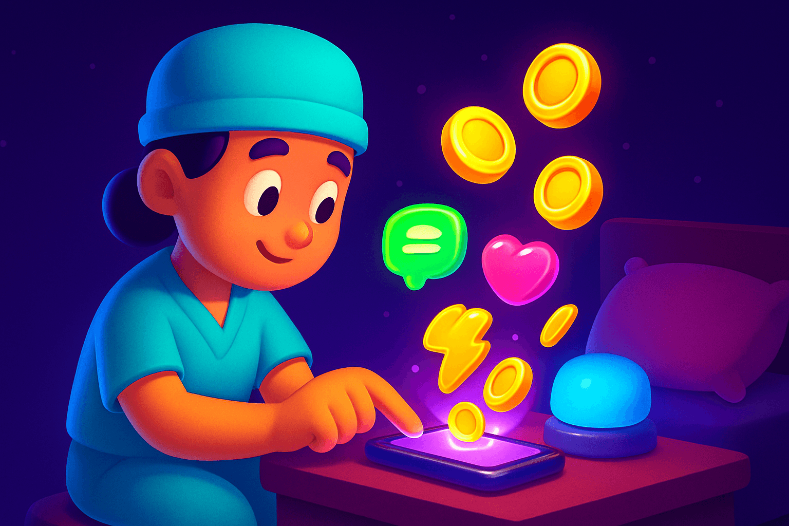 Rewards apps that work for night shift workers