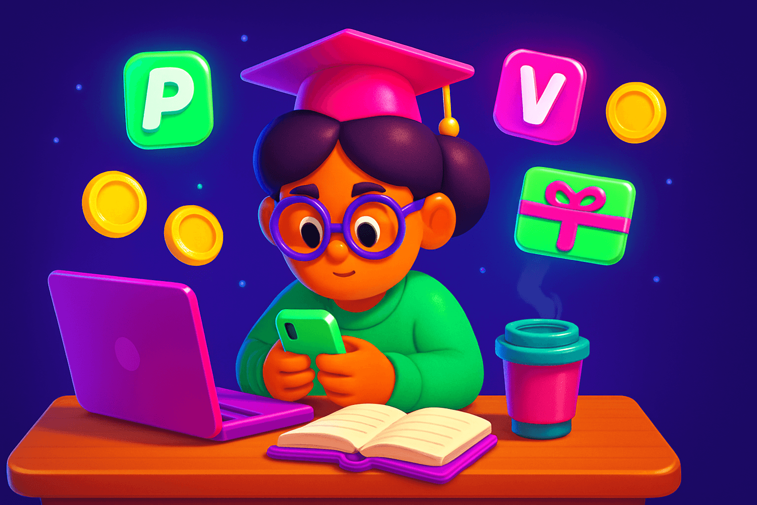 Side-app income plan for busy grad students