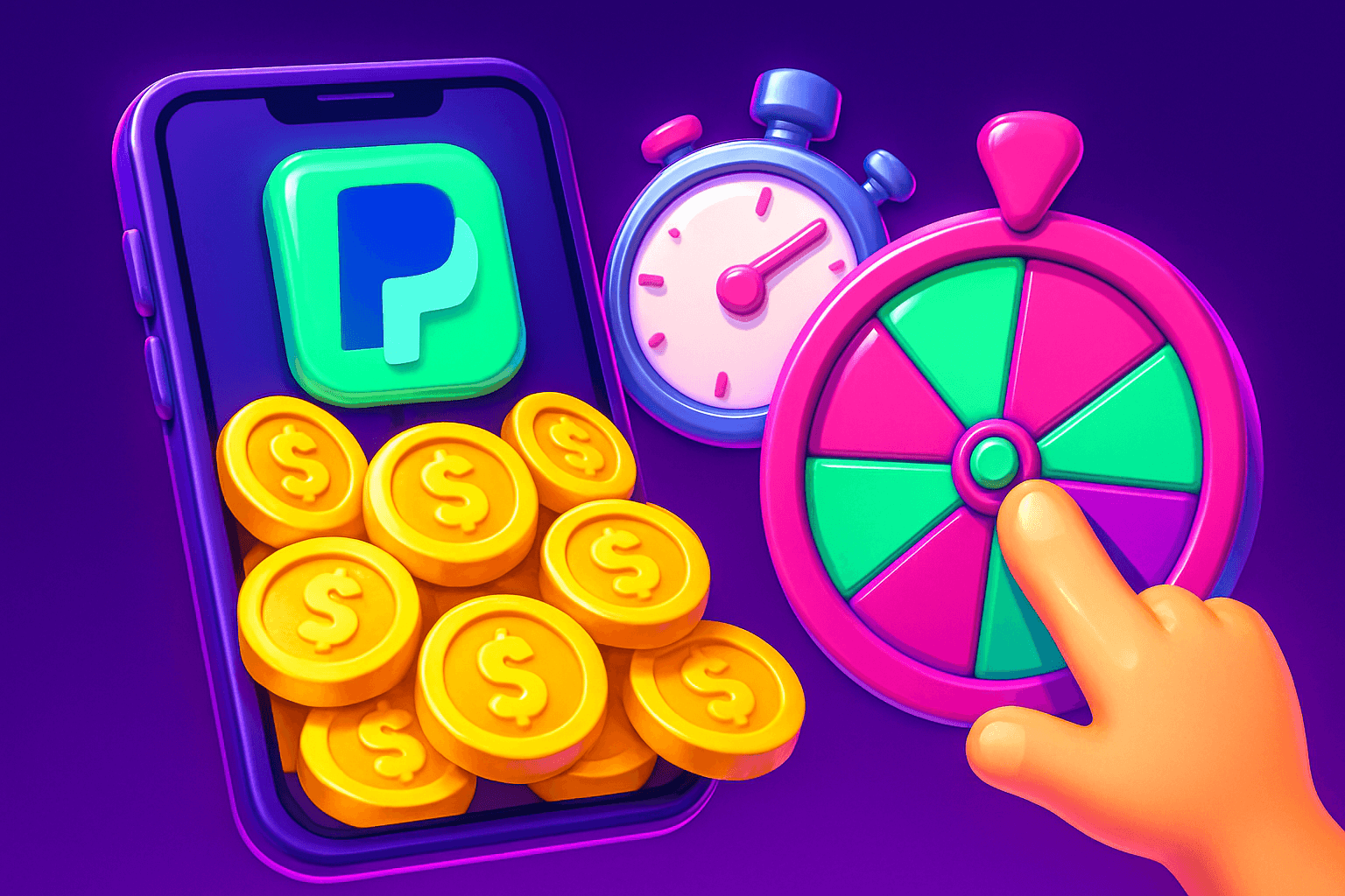 Speed hacks to turn app points into PayPal cash faster