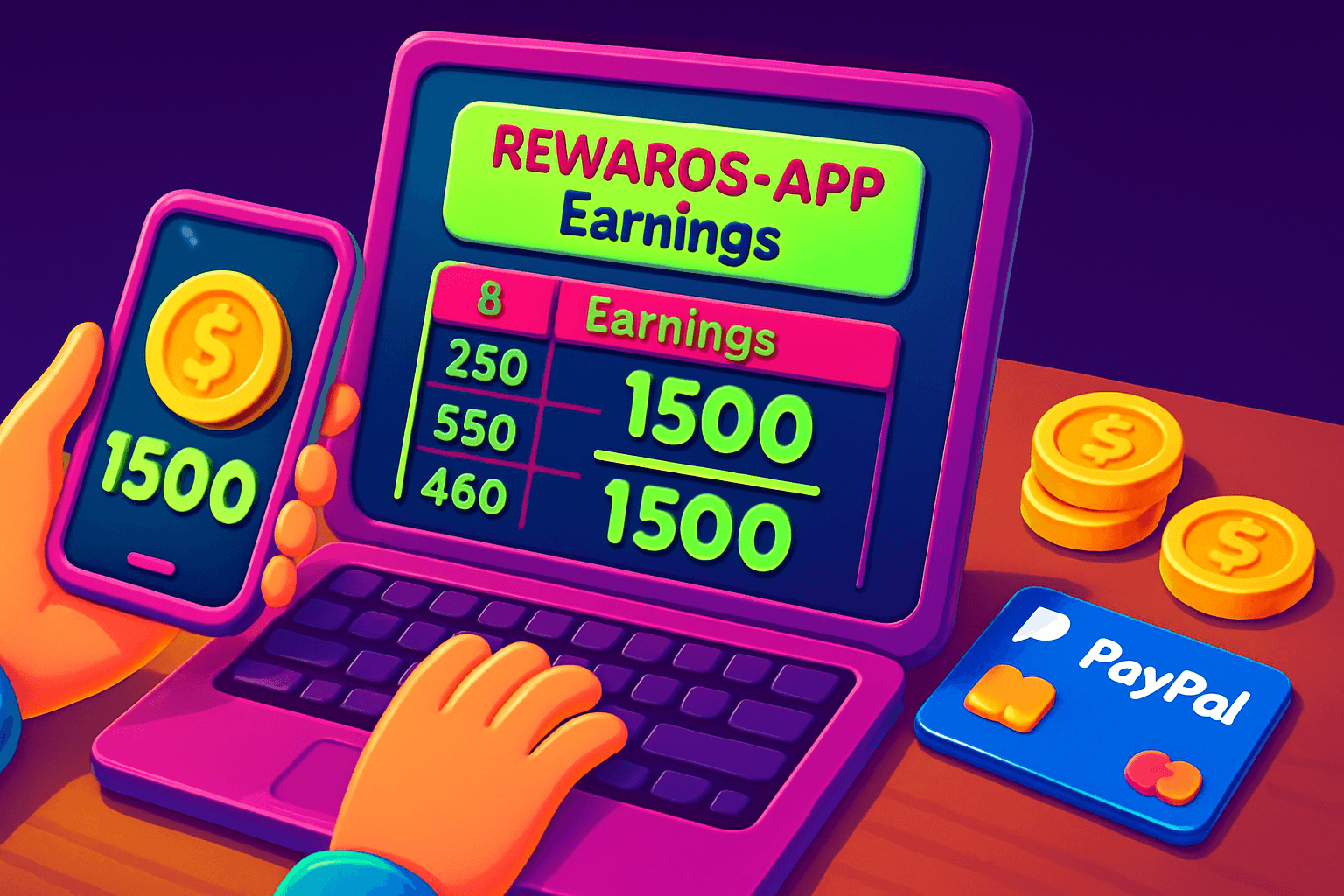 Track rewards-app earnings like real income