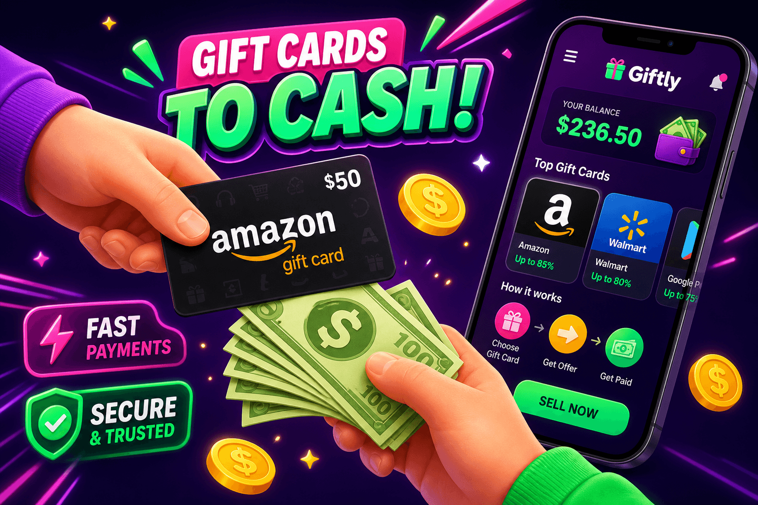 Boost buying power from Amazon gift card swaps