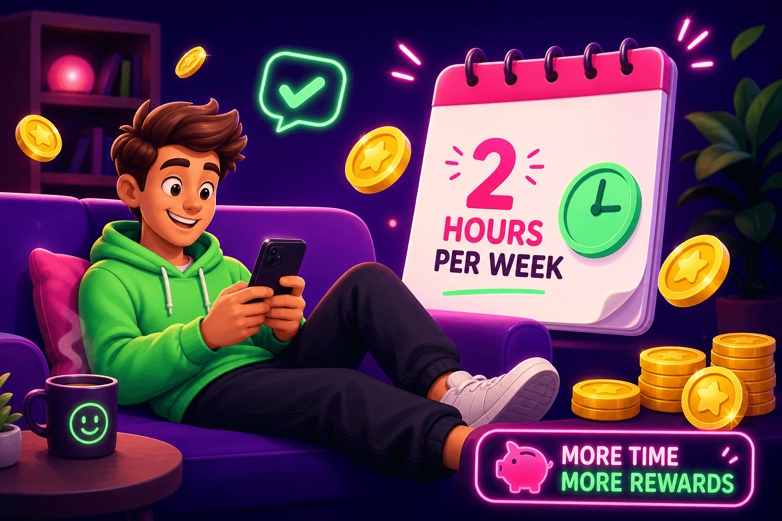 Earn $75/month From Your Phone With 2 Hours Weekly