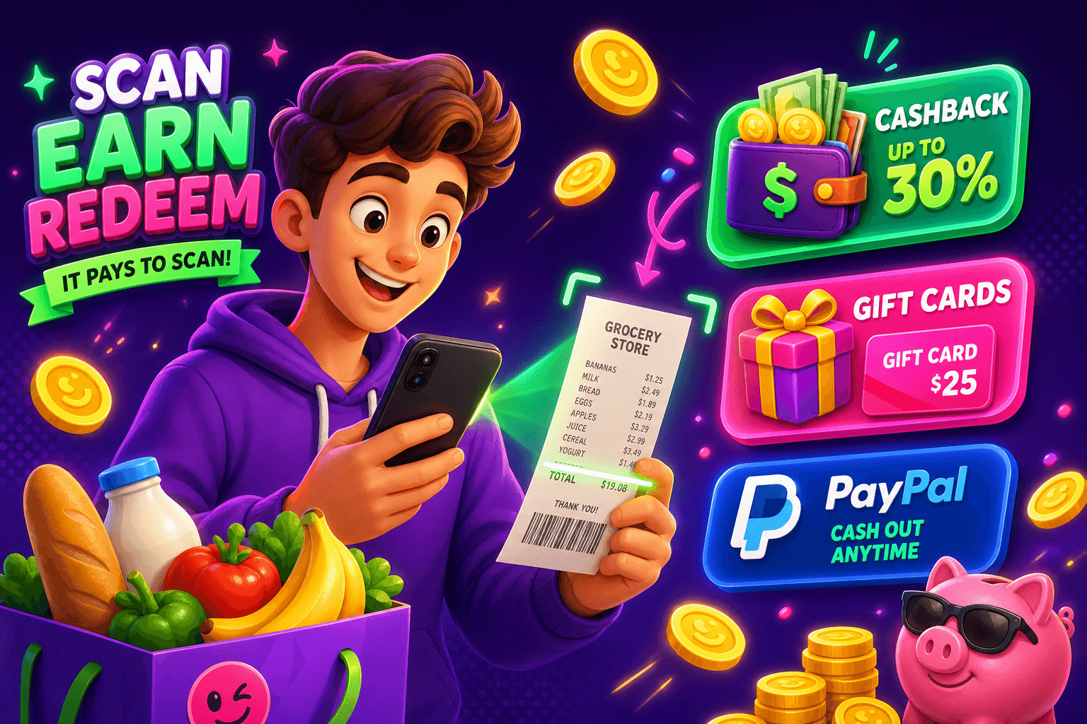 Maximize Cashback: Combine Receipt Scanning and Rewards