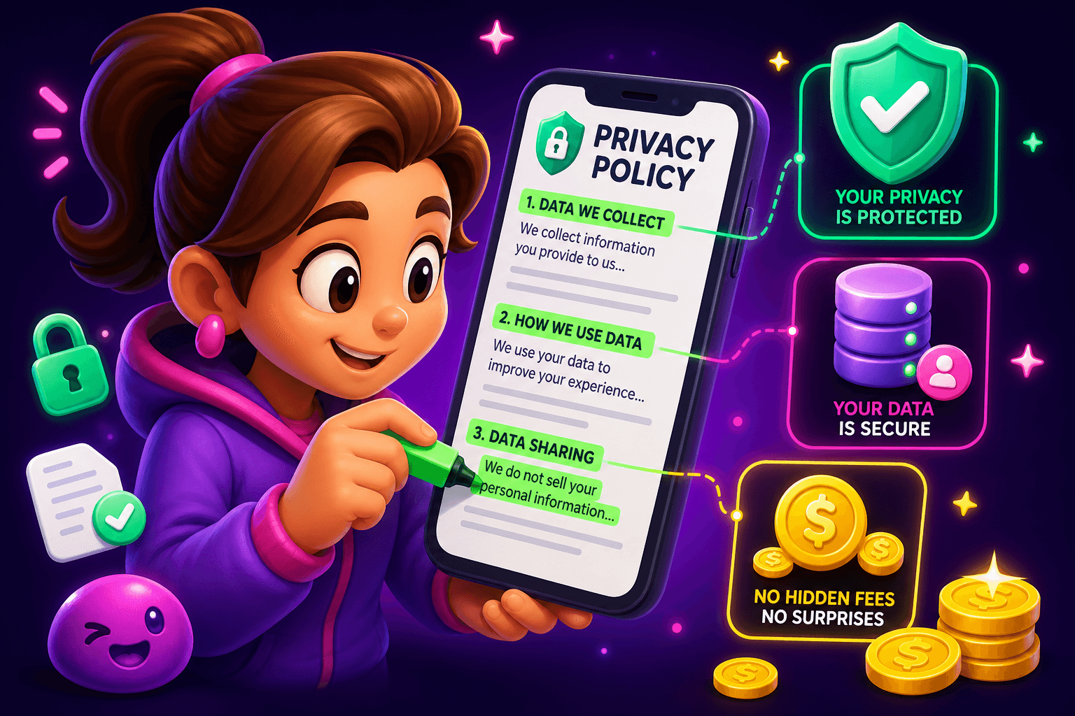 Quick checklist to evaluate a rewards app privacy policy