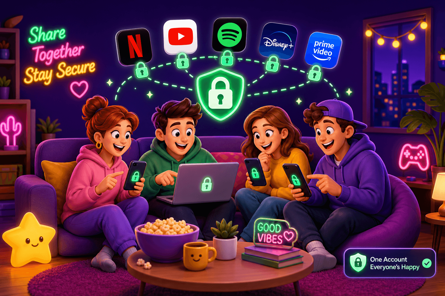 Safely Share Money Apps for Multiple Household Accounts